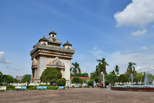 ラオスの首都ビエンチャン